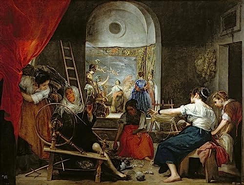 Cuadro de Las hilanderas para oficina: decora con este lienzo de Velázquez de 60x90cm