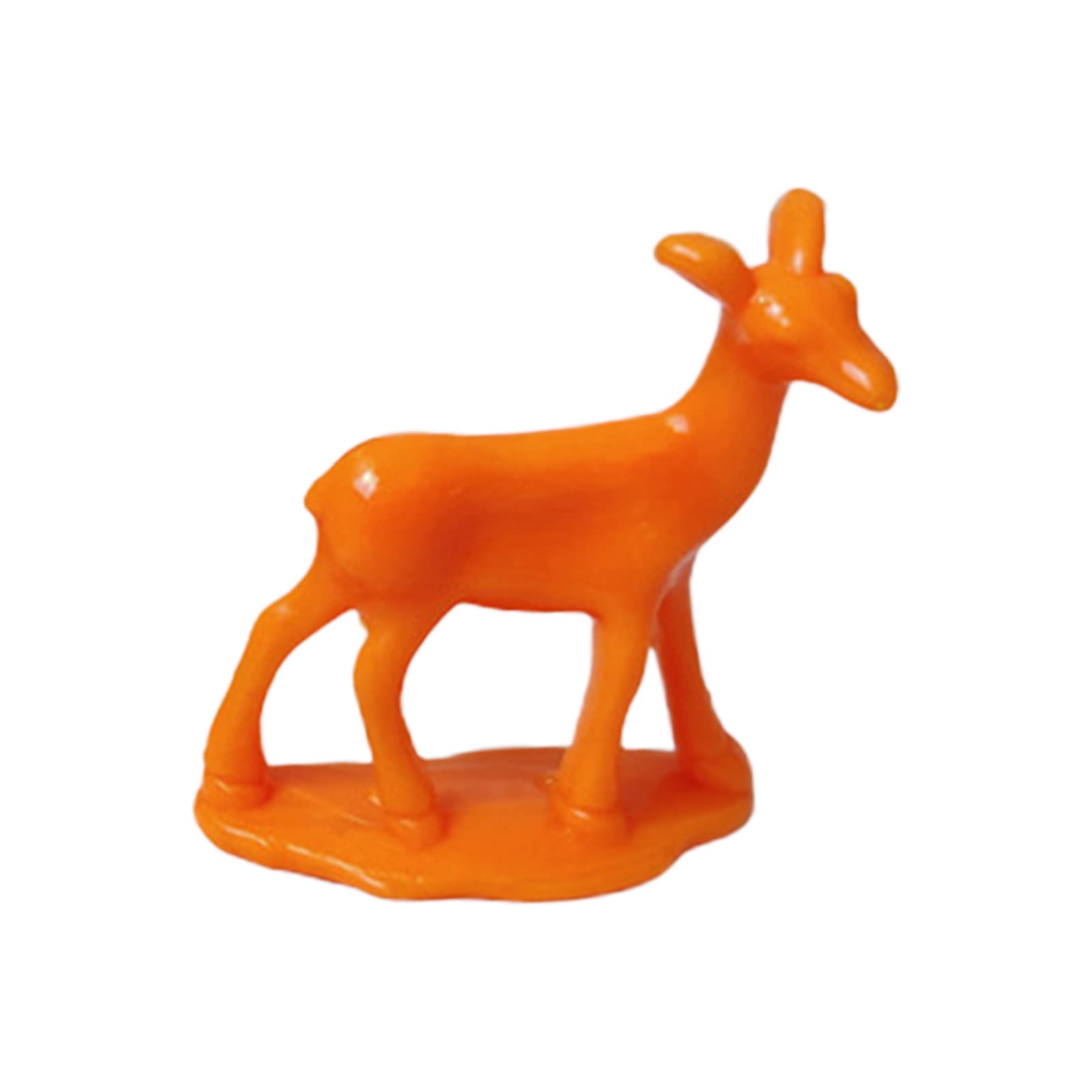 carotoe Christmas Reindeer Figurines Resin Deer Statues Elk Sculpture Deer Ornaments for Living Room Wine Cabinet Home Decor Animal Decorations for Home