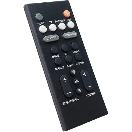Genuine Yamaha VAF7640 Remote Control For YAS-108 & ATS-1080 Sound Bars