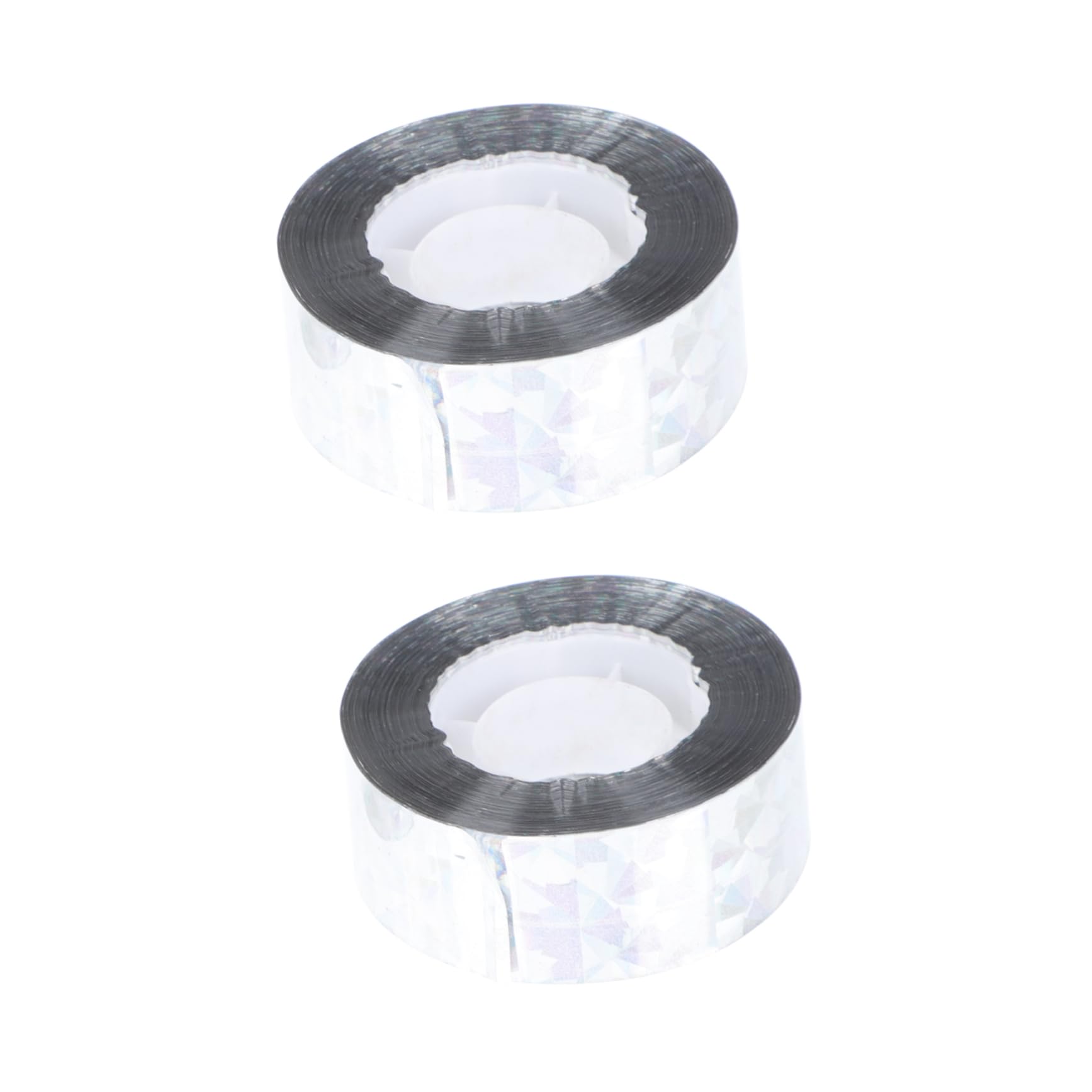 Generic 2pcs Double-sided Bird Repellent Ribbon Bird Scare Tape Anti Bird Tape Bird Scare Ribbon Reflective Bird Tape Double Stick Tape Bird Expeller Drive Away Birds Plastic