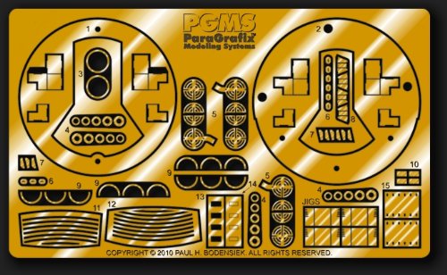 VCSHobbies Forbidden Planet Model Kit Photoetch Set
