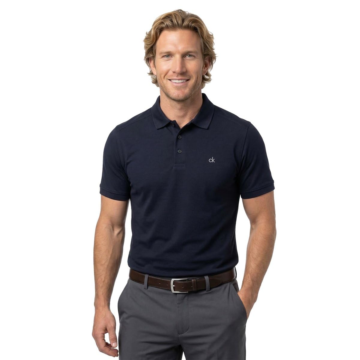 Calvin Klein Polo de Golf Ligero con Punta Campus 2026 para Hombre