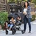 Baby Trend Double Stroller with Canopy Visors, Storage Basket and 2 Cup Holders, Sit N' Stand 2.0 DLX, Stormy – Foldable Infant and Toddler Tandem Stroller and Travel System
