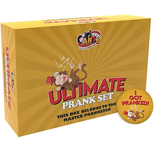 All7s The Ultimate Prank Set | Kids Prank Kit of Tricks and Pranks | Disgusting Gags and Pranks | Prank Gifts for Kids | Prank Gifts for Kids | Prank Toys for Teens| Prank Box for Kids and Gag Tricks