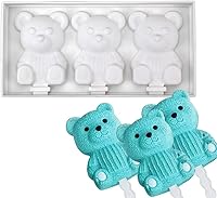 Vista 11 de Molde de silicona para paletas de helado, molde de silicona suave y liso para bricolaje, hecho en casa, helado, caramelo, pastel, molde Tipo 19