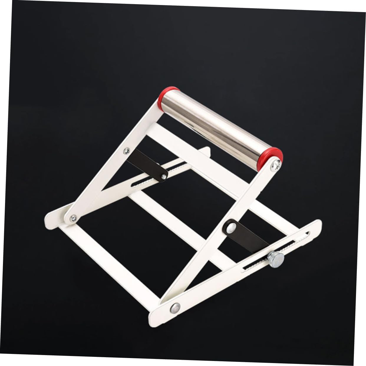 VILLCASE Adjustable Cutting Machine Support Stand Durable Stainless Steel Bracket with Slip Design for Enhanced Stability and Safety During Cutting Tasks