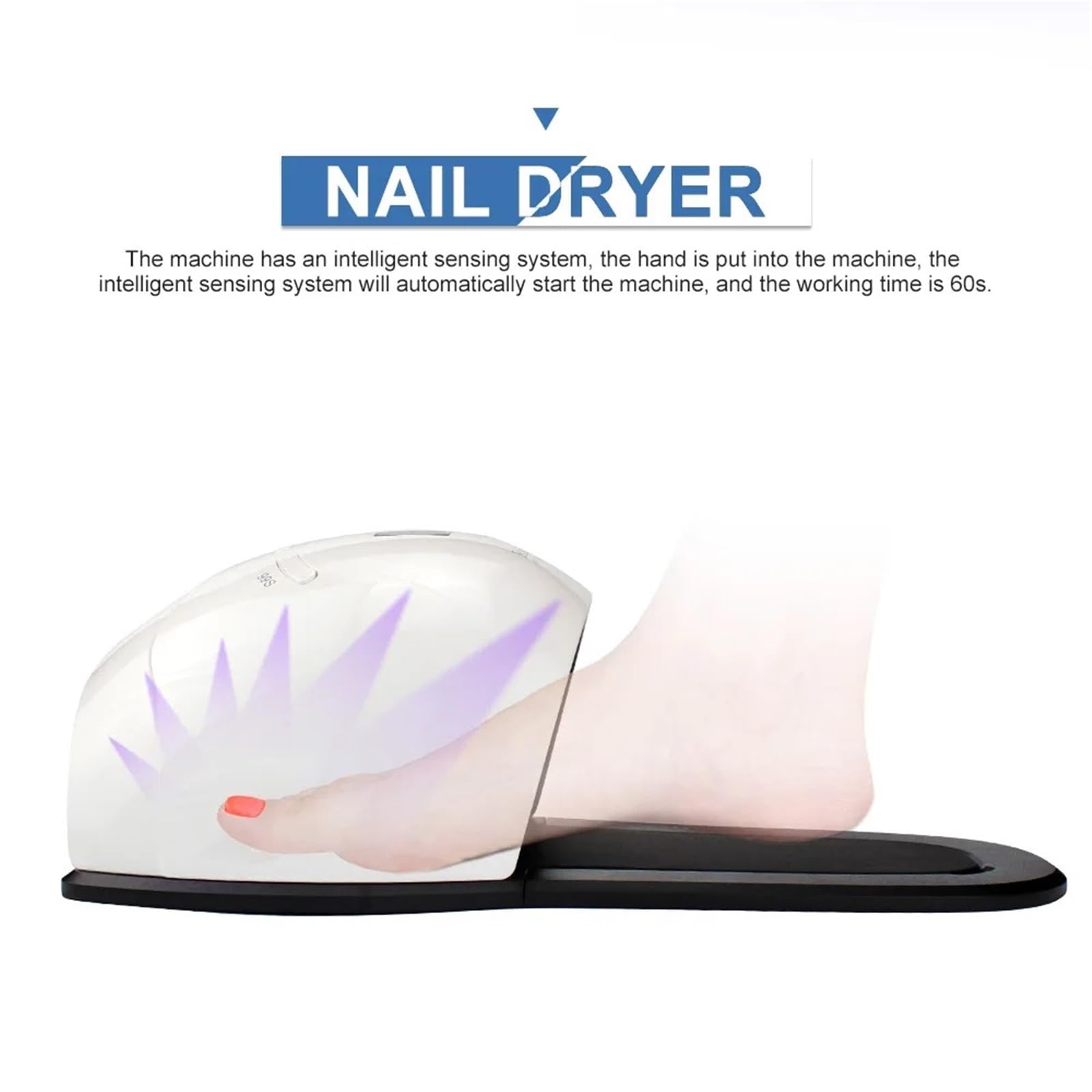 Lampa LED do paznokci, Lampa UV LED 48W do manicure stóp, suszarka paznokci, przenośny żelowy lakier, utwardzacz, narzędzia zdobienia