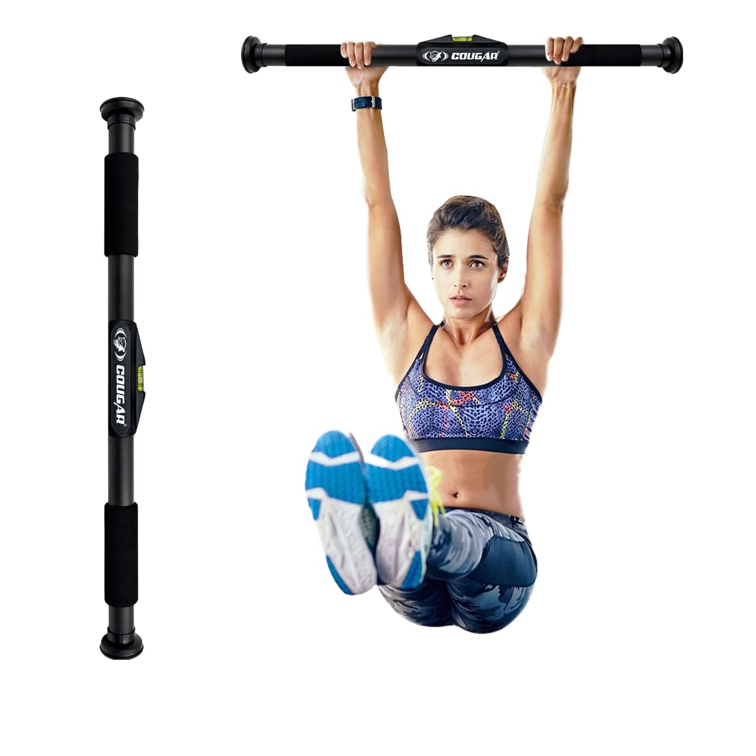 プルアップバー pull up bar COUGAR Door Way Pull Up Bars with water level For Home Workout