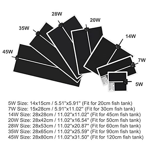 5-45W Terrarium Reptielen Warmte Mat Klimmen Huisdier Verwarming Warme Pads Verstelbare Temperatuur Controller Mats… - Afbeelding 3