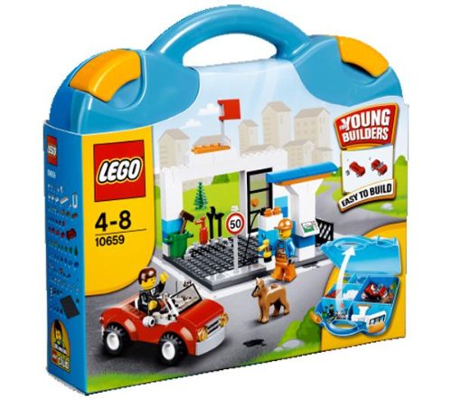Preisvergleich Produktbild LEGO Bausteine - Blauer Legokoffer - 10659