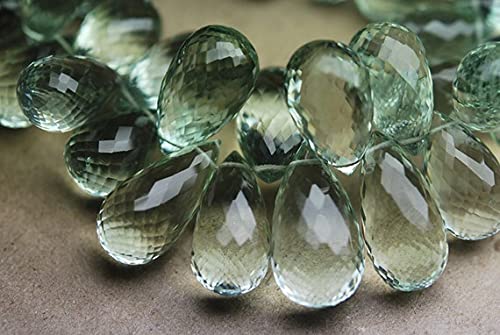 Améthyste verte naturelle 12mm en paires identiques pour éliminer les défauts de symétrie