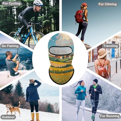 Balaclava para hombre y mujer, máscara para esquí, cubreboca integral estilo país, para ciclismo y motociclismo miniatura 6