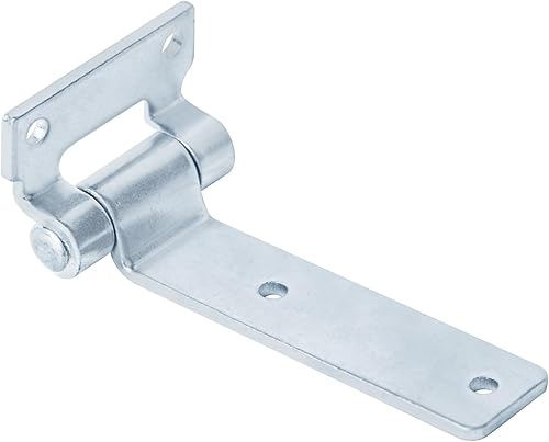 8 bisagras resistentes de correa en T de 5-34 x 2-38 pulgadas, bisagra de correa en T de acero al carbono para remolque de carga, camión, garaje,