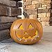 Halloween Pumpkin JackoLantern - Jack O Lantern Decorations for Halloween - Round Lightened Pumpkin for Porch, Party, Front Door, Fireplace Decorations, 10