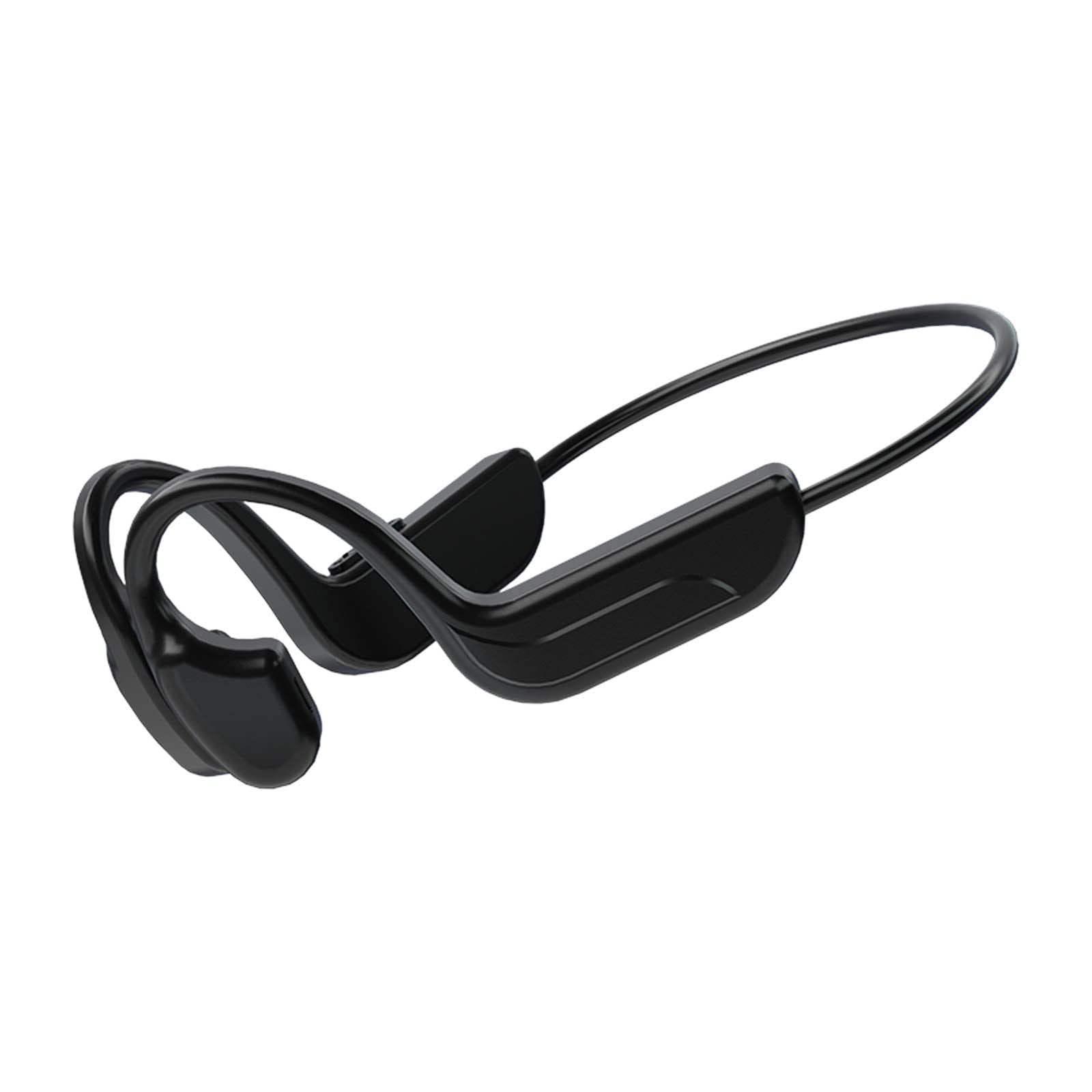 X spring Bone Conduction Headphones, Bluetooth Sport Headset with Mic and 8hr Playtime, Ipx5 Waterproof Sweatproof Lightweight Wireless Earphone, Open-Ear Headphones for Gym and Cycling (Black)
