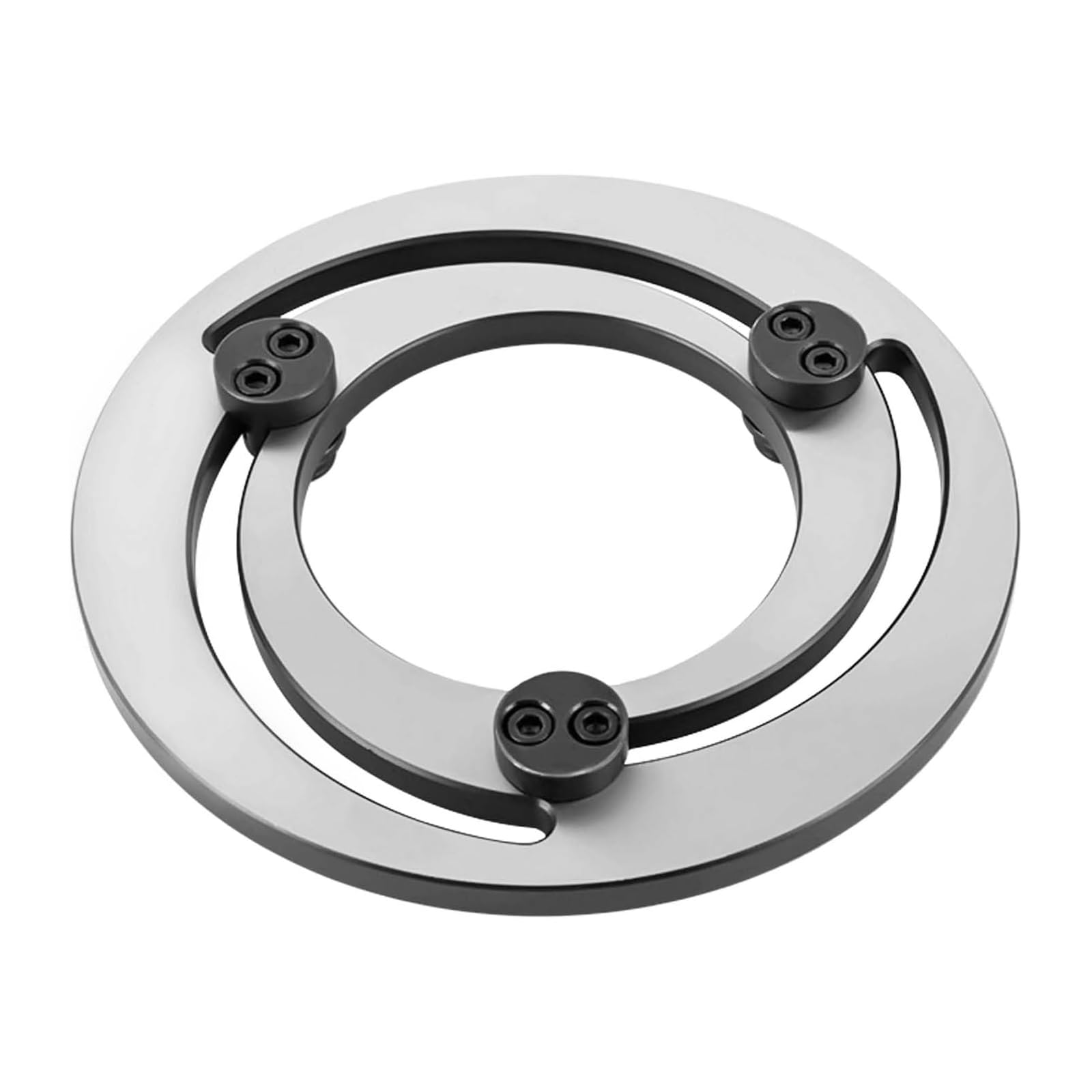 Mordaza hidráulica de 4-15 Pulgadas con Anillo B, Mandril de Tres mordazas de Acero Dulce Ajustable, Adecuado para Mandril de Torno CNC, mordaza Superior Blanda, Dispositivo de reparación de