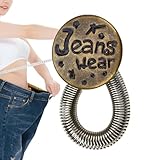 Frauengrößen-Extender, Jeansknopf-Erweiterungen | Gürtelverlängerungen, Fitter flexibler Jeansknopf | feuchte Trage, dekorative Erweiterung für Jeans