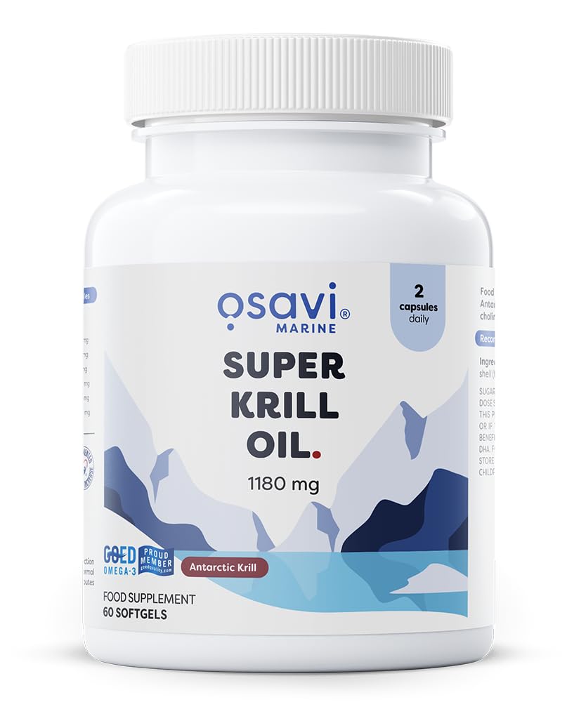 Osavi Super Krill Oil, 1180mg - 60 softgels