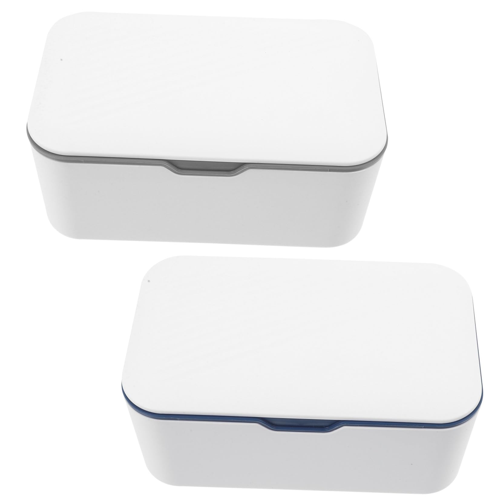 Dispensador de Toallitas Húmedas 2 Piezas Portátil Azul, para Bebés