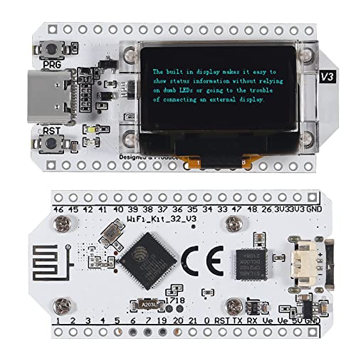 ESP32 OLED WiFi Kit V3 0.96” OLED Development Board ESP-32 USB Type-C 0.96 Inch Display WiFi Bluetooth Internet Development Board - Image 2