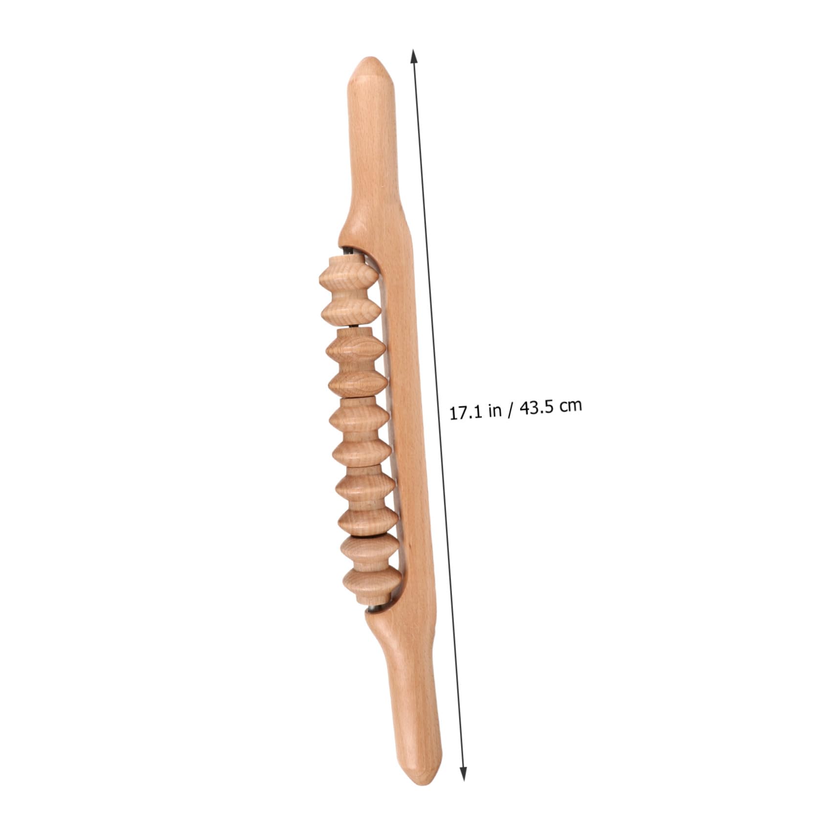 Rodillo de Masaje de Madera para Aumentar la Flexibilidad y Reducir la Fatiga, Herramienta para Hombros y Piel, Adecuado para Deportistas y Atletas