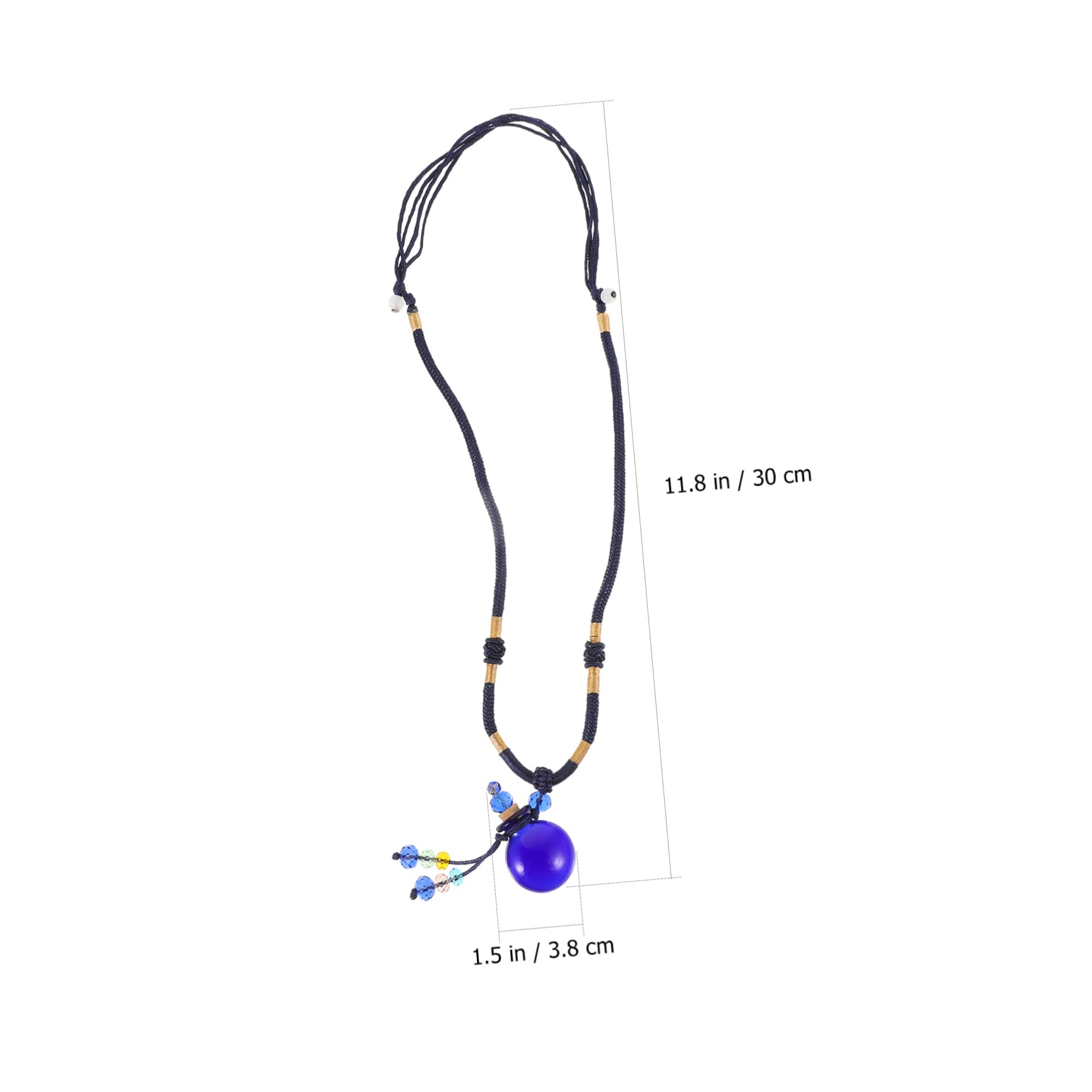 GALPADA collana bottiglia di olio essenziale Ciondolo profumato Pendente chic gioielli diffusore di aromaterapia collane da donna contenitori collana decorativa per aromaterapia