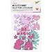 Produktbild folia 23788 - Moosgummi Glitter Sticker, Unicorn, sortiert in 4 verschiedenen Farben, 37 Stück zum Verzieren und Dekorieren