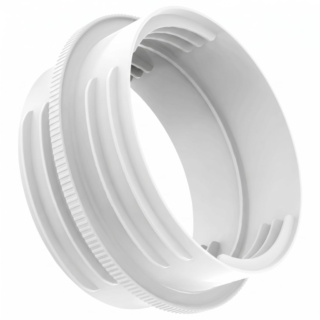 Portable Air Conditioner Exhaust Hose Coupler, Heat-Resistant Ac Hose Adapter - Fit for 5.12/5.91 Inch Hoses, White - Ac Adapter