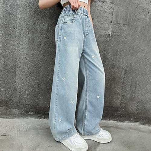 Jeans baggy fille style décontracté Y2K pour le collège