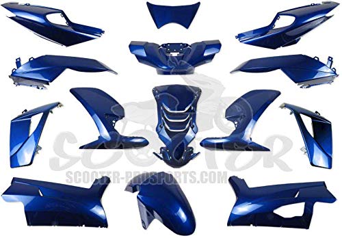 Verkleidungskit 14 Teile Vinculexx blau metallic - Peugeot Speedfight 4