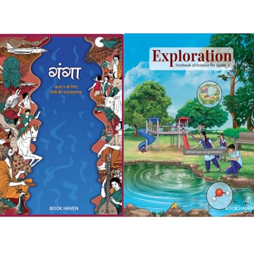 Image of NCERT Class 9 Hindi Kritika Ganga & Science Exploration Textbook Combo CBSE Grade 9 Study Books Set