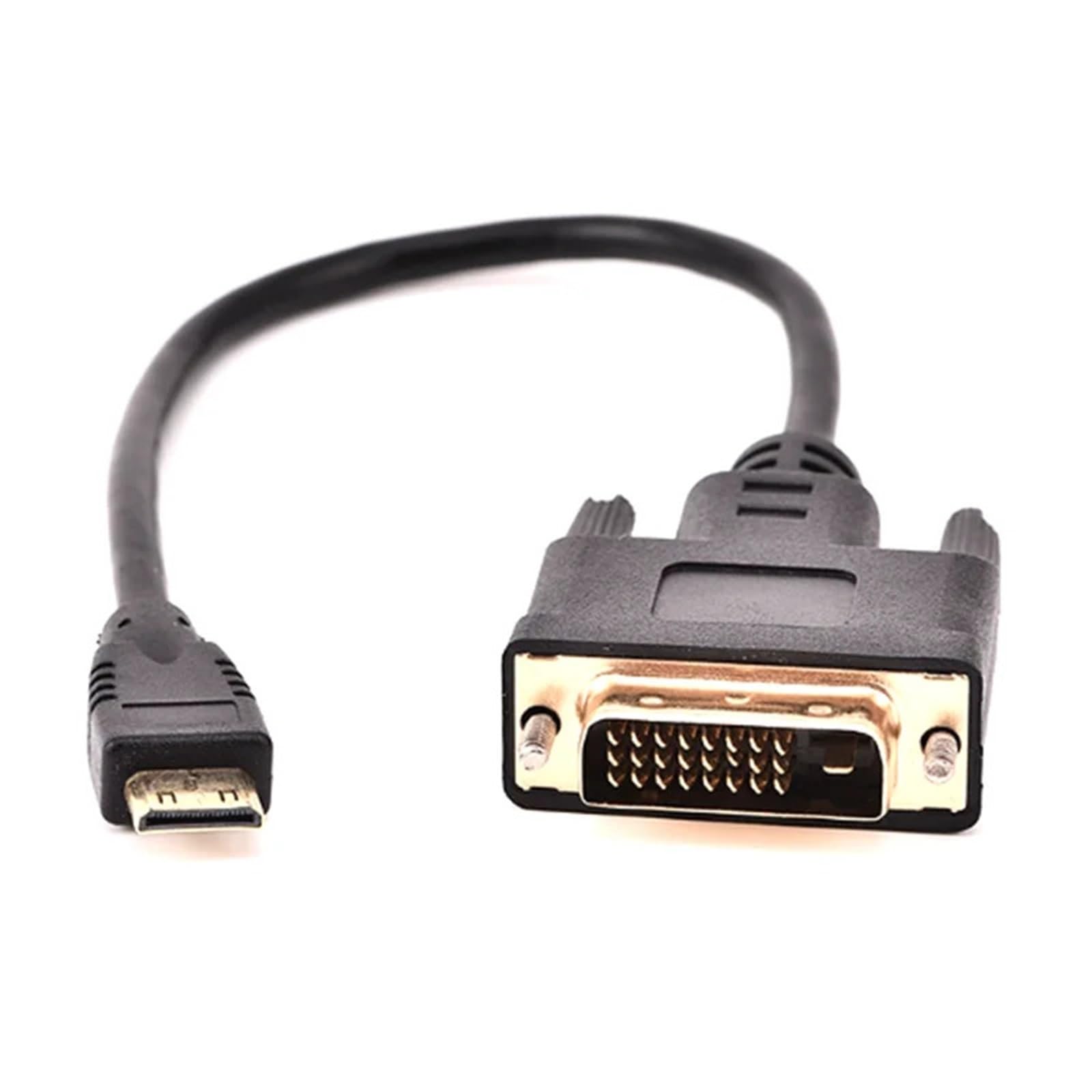 Mini HDMI kompatybilny z DVI 24+1 Złącze publiczne Mini HDMI kompatybilny z DVI Kabel krosowy o wysokiej rozdzielczości 0,3 m-1,8 m (1,8 m)