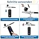 Daakro 38PSI Dual Action Airbrush Set, wiederaufladbare kabellose Spritzpistole mit Kompressor mit 17 Zubehör, Tragbare Mini pritzpistole mit Kompressor für Kunst, Make-up, Kuchen dekorieren