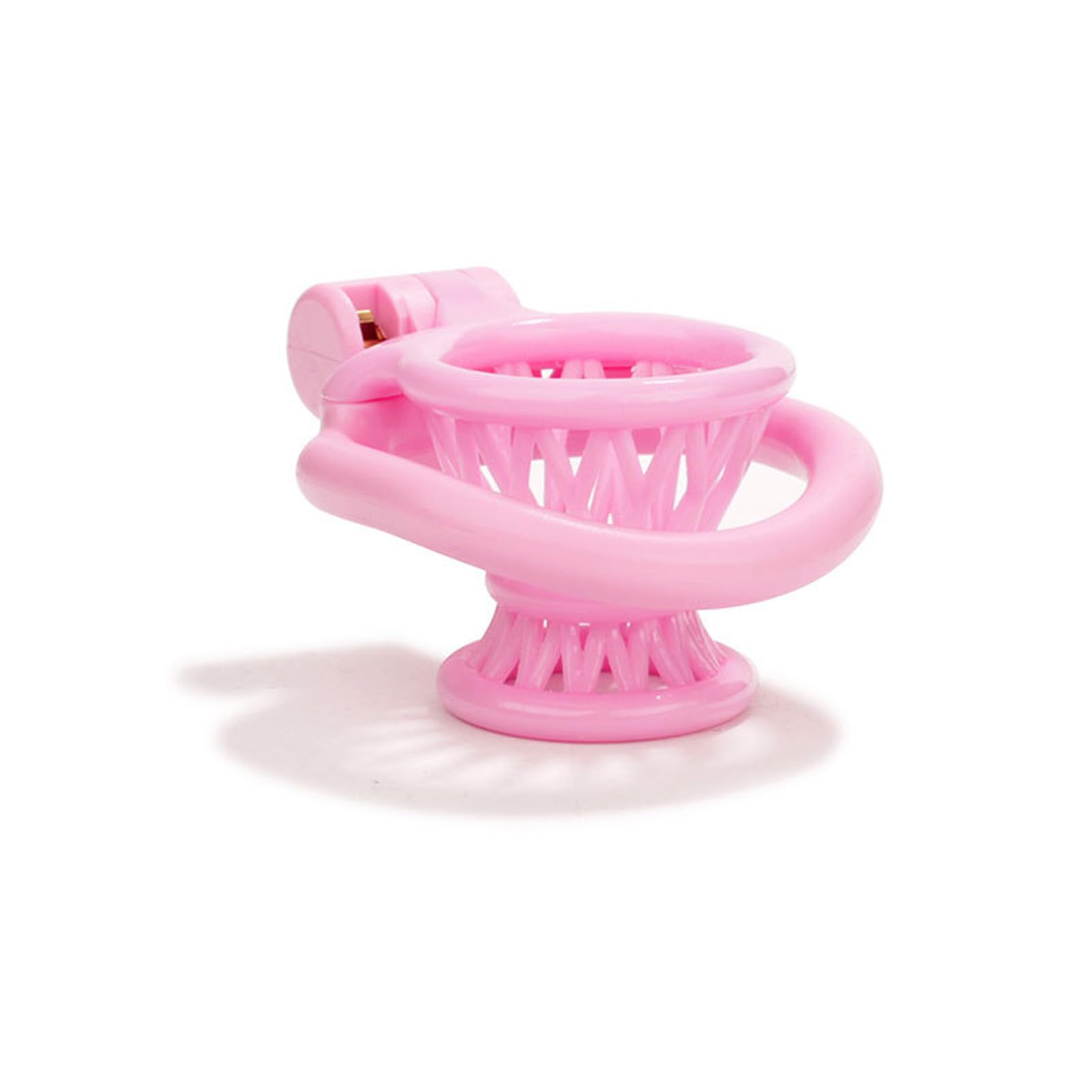 Chastity Cage Uomo Gabbia Pene Sissy Cintura Di Castità Maschile Cock Cage Erotitici Sexy Per Coppie (Pink)
