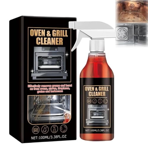 Jakehoe Oven and Grill Cleaner Spray Jakehoe Multifunctional Kitchen Cleaner Oven and Grill Cleaner Spray Heavy Duty Stainless Steel Cleaner & Degreaser Effective Multi Surface Stain Remover (A 1PC)
