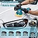 Poliermaschine Auto für Makita 18V , 27pcs Auto poliermaschinen Set, 6 Zoll Orbital Auto Politur mit 8 Variablen Geschwindigkeiten für Wachsen/Autodetaillierung (Ohne Akku)