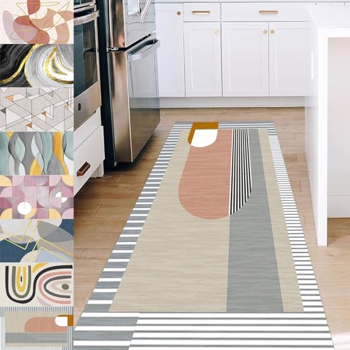 玄関マット 滑りどめ 100x220cm 水洗い可能 滑り止めマット オーダーメイドサイズ ペット用 オールシーズン快適に使用, A