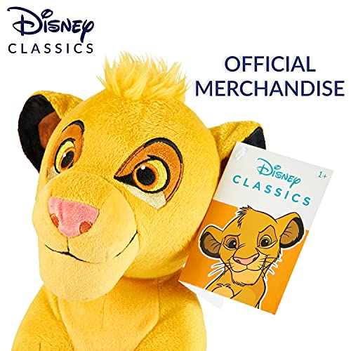 Disney Kuscheltier mit Sound, Stitch Plüschtier, Dumbo Kuscheltier, Simba Kuscheltier (Yellow Simba)