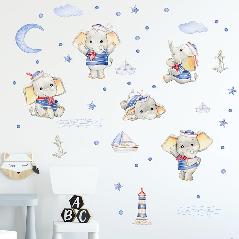 Autocollant mural marin pour relooker facilement la chambre de bébé