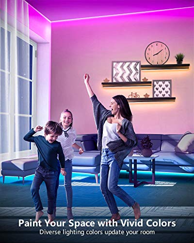 Nexillumi 100Ft Waterproof Led Strip Lights With Remote, Smd 5050 Color Changing Music Sync App Control Led Lights For Bedroom, Living Room, Dorms, Room Decor(Strip Lights 32.8Ft X 3) #TOP7