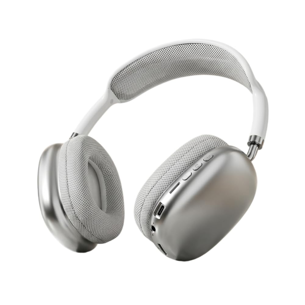 DYRBF Cuffie wireless con retro chiuso, over-ear, stereo Hi-Fi bassi profondi, cablato/wireless/modalità multipla da 3,5 mm, driver dinamico da 40 mm, isolamento acustico passivo, cuffie pieghevoli