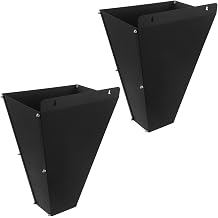 2pcs Poultry Killing Cone, Iron Chicken Culling Cone Wall Mount Design