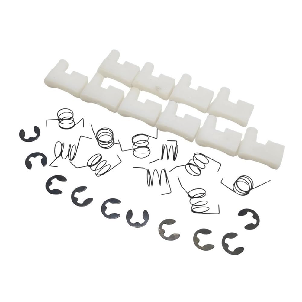 Juego de Clips de Resorte for Perro con trinquete de Volante de Arranque de rebobinado de 20 Piezas Apto for motosierras 4500 5200 5800 45cc 52cc 58cc