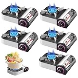 [koulaya]カセットコンロ 卓上 コンパクト ポータブル カセットガスコンロ 小型 軽量 防風 2.1kW 強火力 調理器具 携帯用 多機能 電磁調理器 アウトドア キャンプ 登山 防災 鍋 すき焼き 焼肉 ホームパーティー