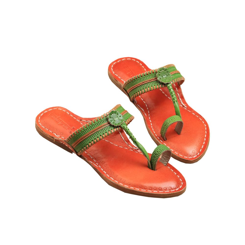 kalapuri Teerkha Veni Kapshi | Premium Women’s Kolhapuri Chappal | Genuine Leather | TPR Sole | GI Tagged-picture-50