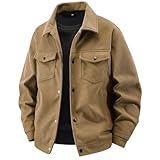 ＳｅｍｉＡｕｇｕｓｔ（セミオーガスト） コーデュロイ ジャケット メンズ 暖かい ストレッチ ブルゾン 暖かい おしゃれ カジュアル アウター 大きいサイズ 秋 冬 ブラウン 5XL