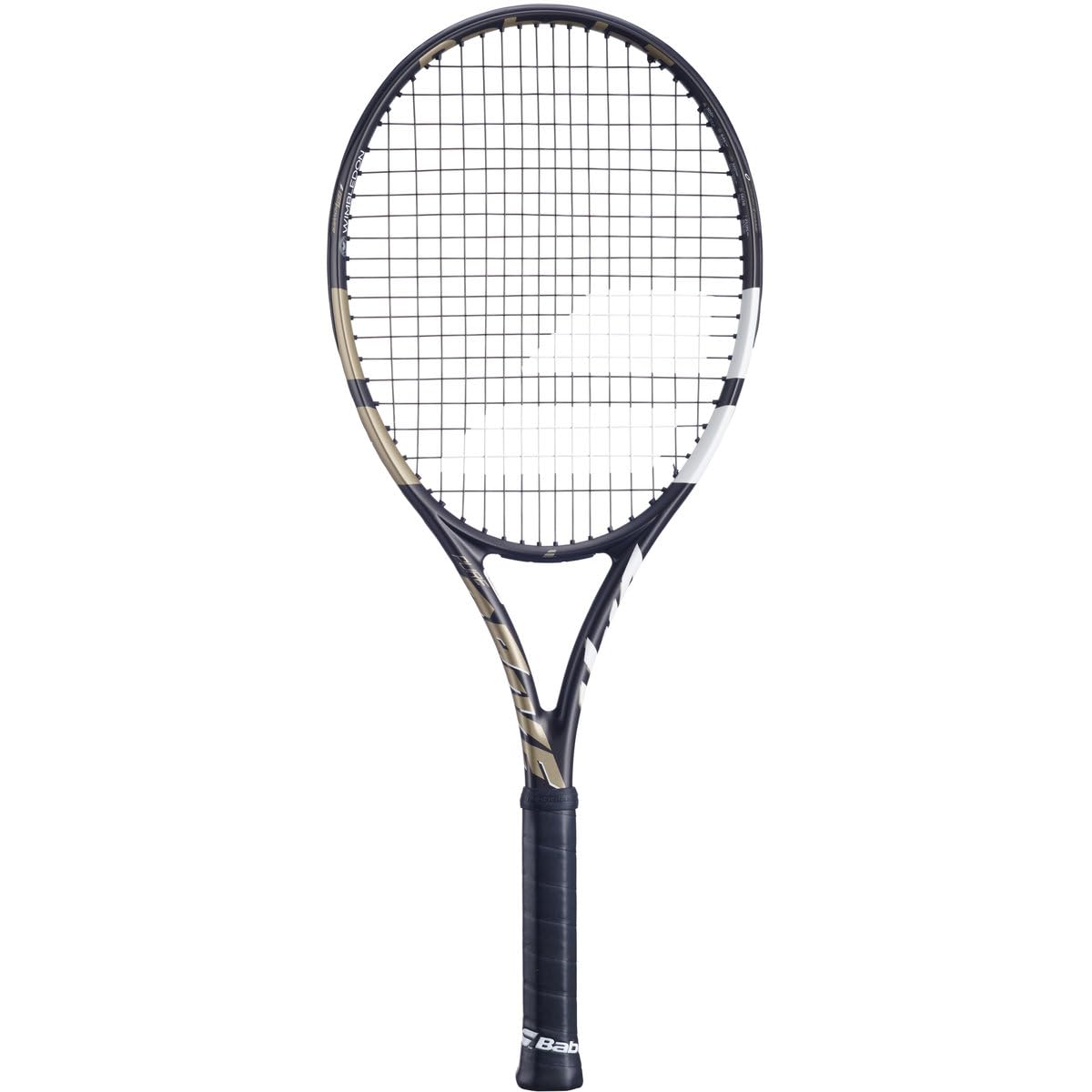 Babolat Pure Drive Wimbledon 11th Gen Tennis Racquet, Navy/Gold (4 3/8