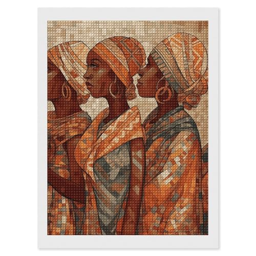 Diamond Painting africain pour s'initier aux loisirs créatifs