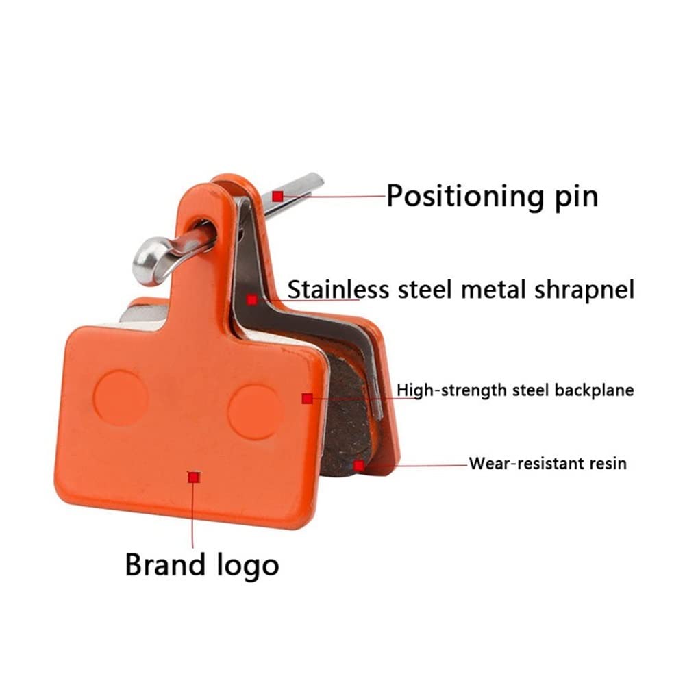 pour VTT Vélo Résine Semi-métal Plaquettes De Frein À Disque B01S M375 M395 M446 M485 M486 M416 pour Deore M515 M525 Frein De Vélo Pads Frein (Size : 1 UK)