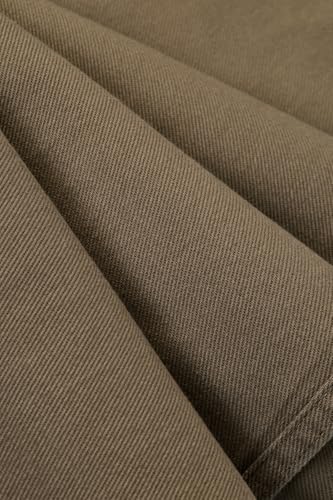 Image of SNITCH Men Casual Wear Trousers| Regular Fit Mid Rise Solid Wide-Leg Pants | 100% Linen Breathable & Lightweight Fabric for Summer, Office & Outings